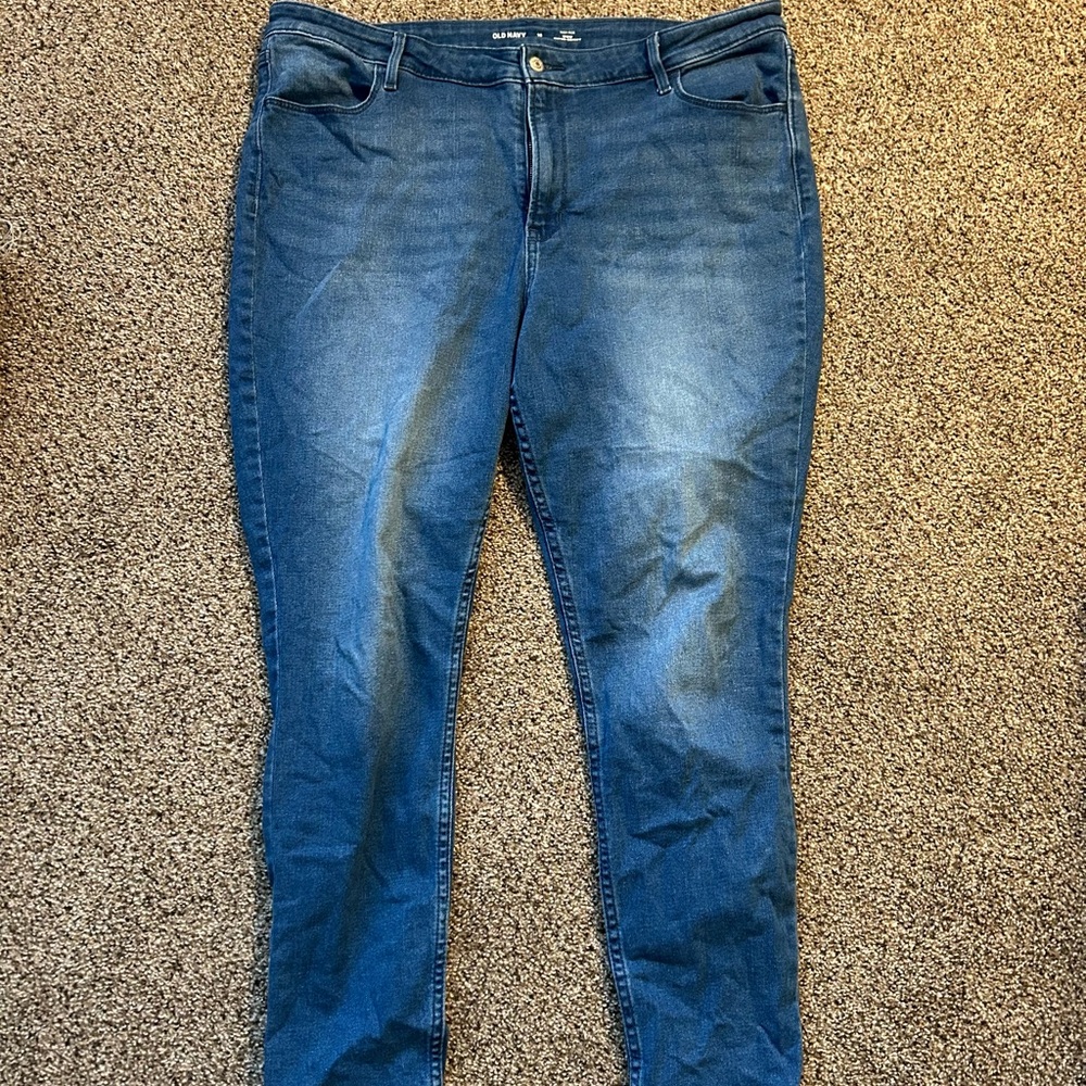 Old Navy Women's Dark Blue Skinny Jeans